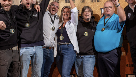 Big Trip and Bank Top celebrate their Indie beer Awards win