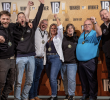 Big Trip and Bank Top celebrate their Indie beer Awards win